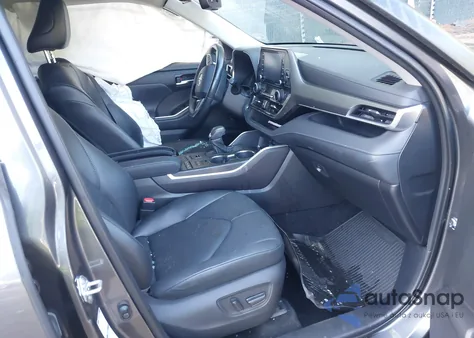 2021 Toyota Highlander Xle z USA, uszkodzony, nr VIN 5TDGZRBH5MS559168